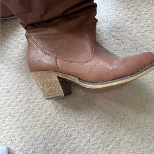Brown Leather Women's Boots